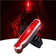 Đèn cảnh báo an toàn bằng laser cho xe đạp USB